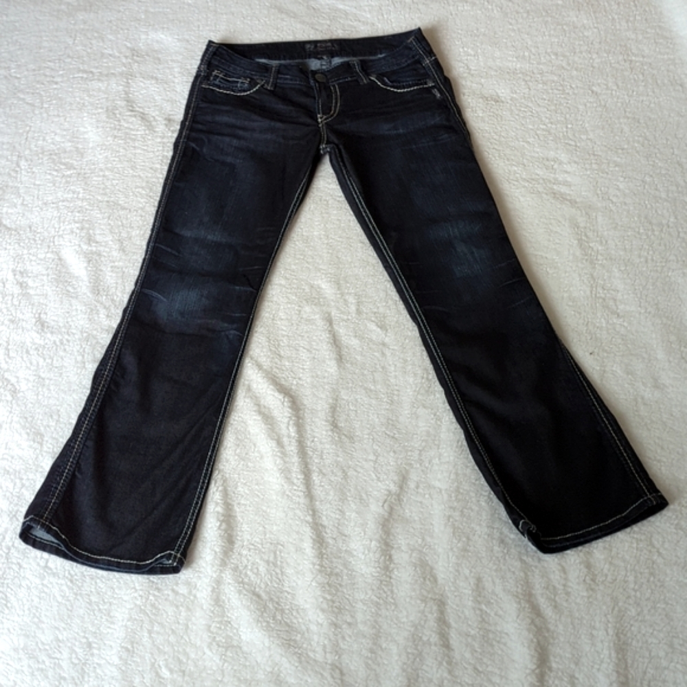 Silver Jeans Frances 18" Boot Cut Size 29 Length 31 - Picture 4 of 8